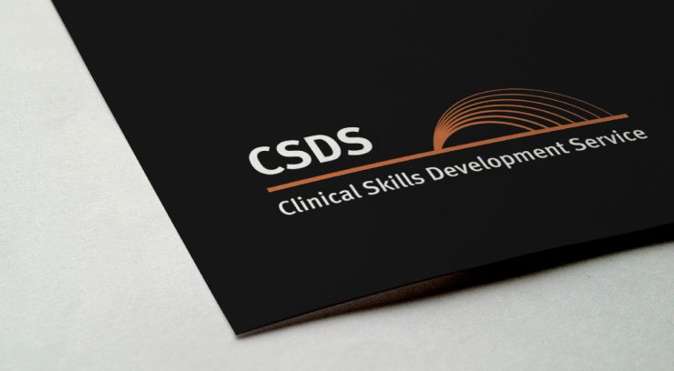 CSDS logo on paper