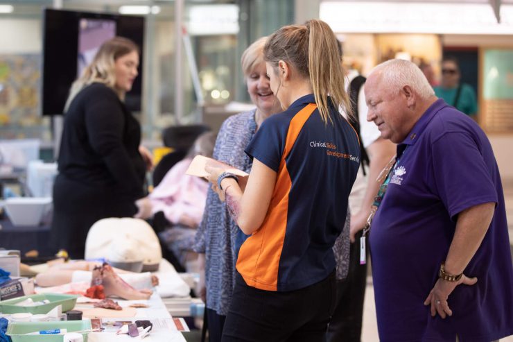 CSDS booth for Healthcare Simulation Week 2019